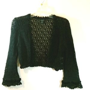 <3 EXPRESS Women's Black Cardigan Woman Size M Sz